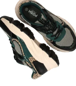 DAMES POSH by Poelman Sneakers Groen Dames