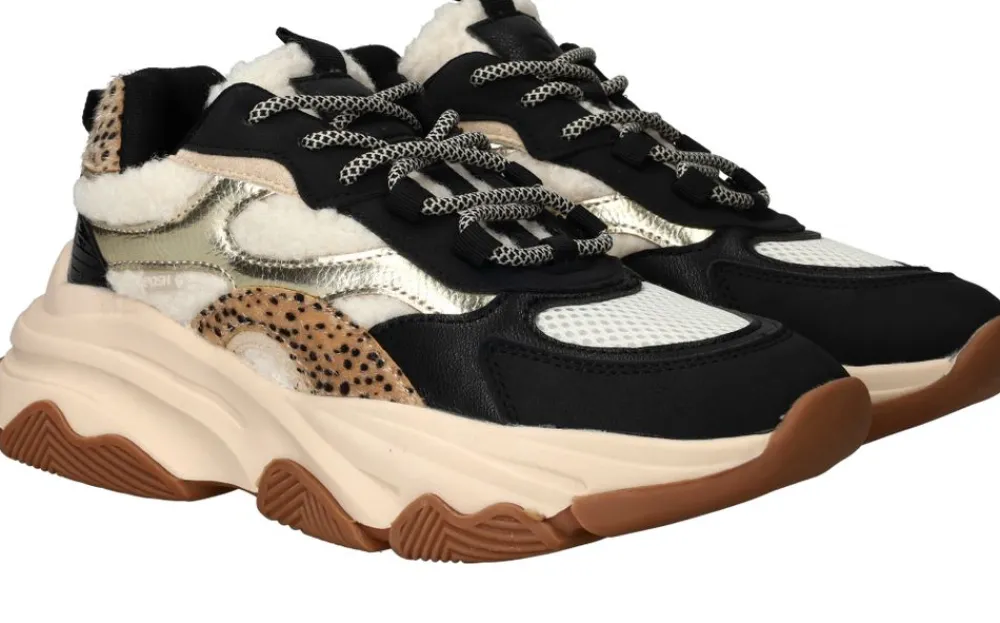 DAMES POSH by Poelman Sneakers Zwart Dames