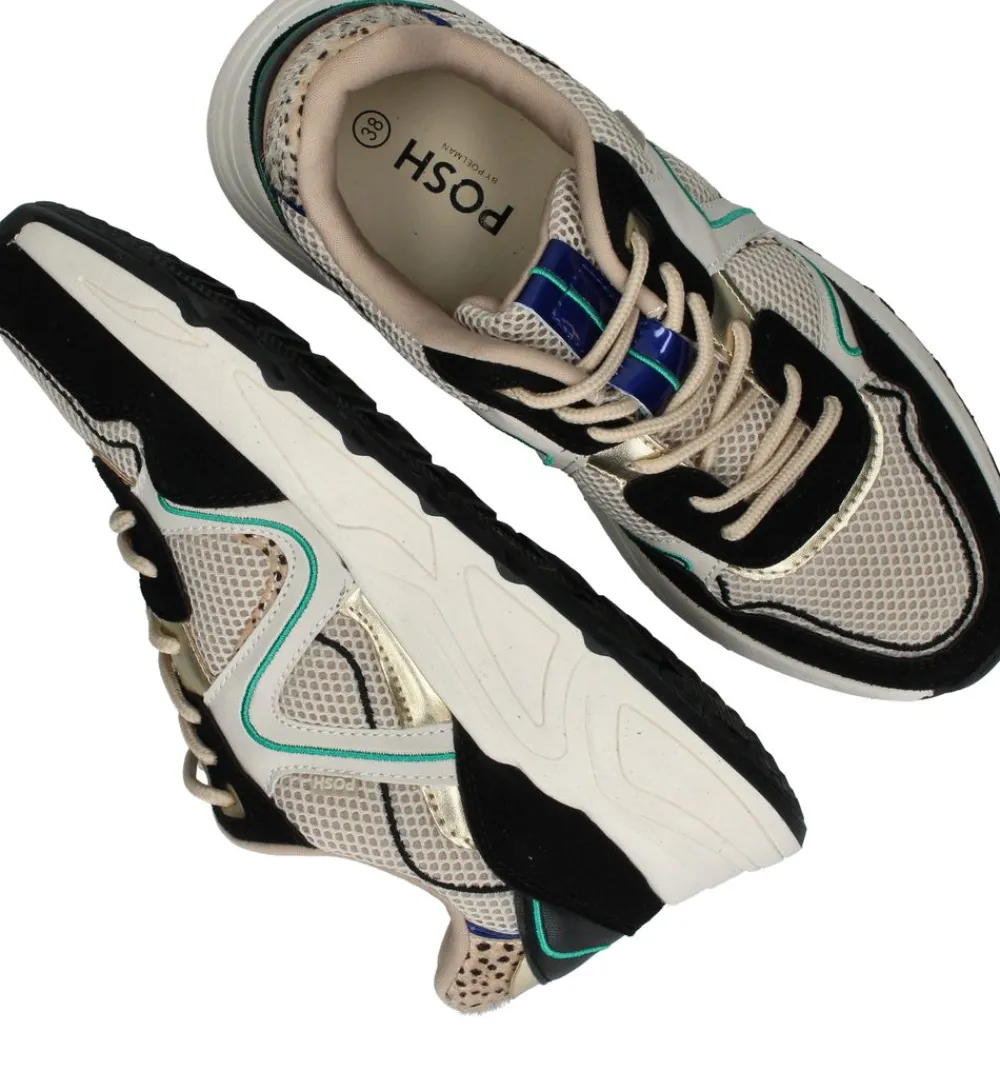 DAMES POSH by Poelman Sneakers Beige Dames