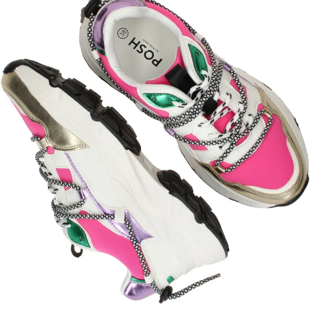 DAMES POSH by Poelman Sneakers Roze Dames