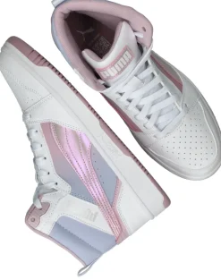 Puma Rebound V8 Mid Blurry JR Sneakers Meisjes