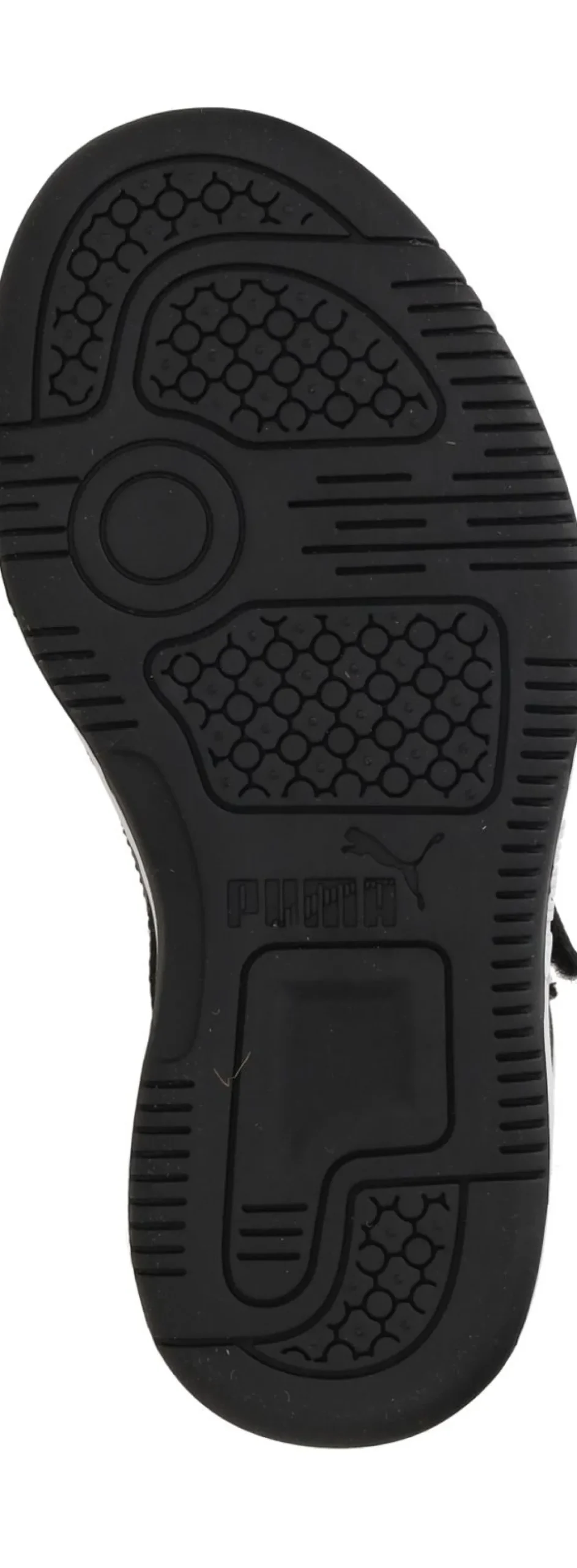 Puma Rebound V6 Mid Sneakers Zwart Jongens
