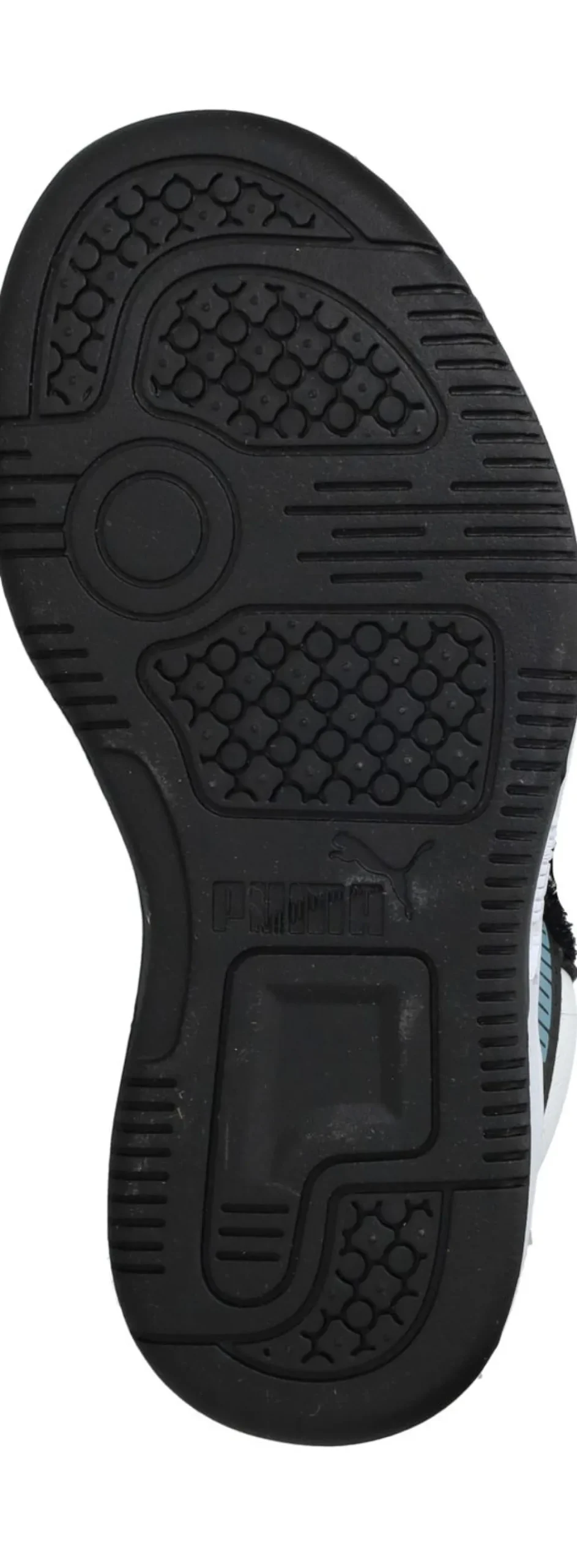 Puma Rebound V6 Mid Space Belle Sneakers Zwart Meisjes