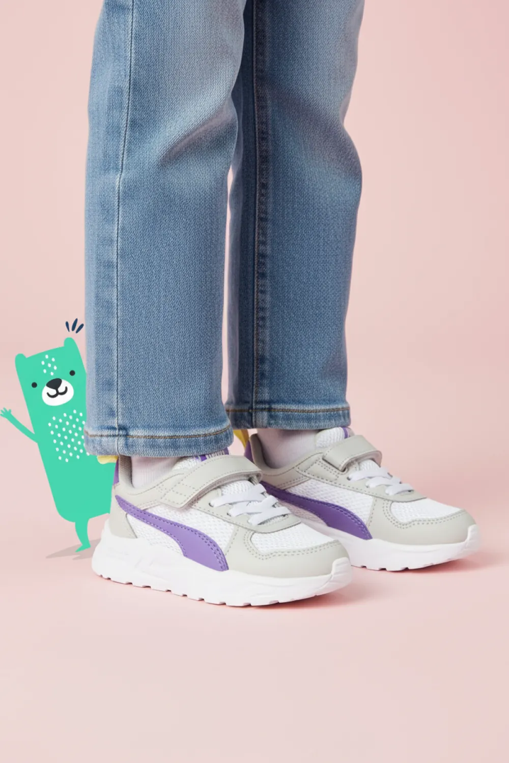 Puma Trinity Lite AC+PS Sneakers Paars Meisjes