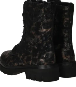 DAMES Remonte Veterboots Zwart Dames