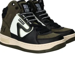 Replay Epic Jr MID 4 Sneakers Groen Jongens