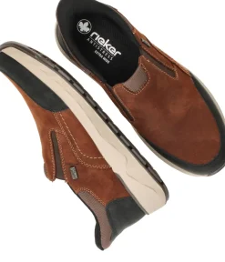 Heren Rieker R-TEX Instappers Cognac Heren
