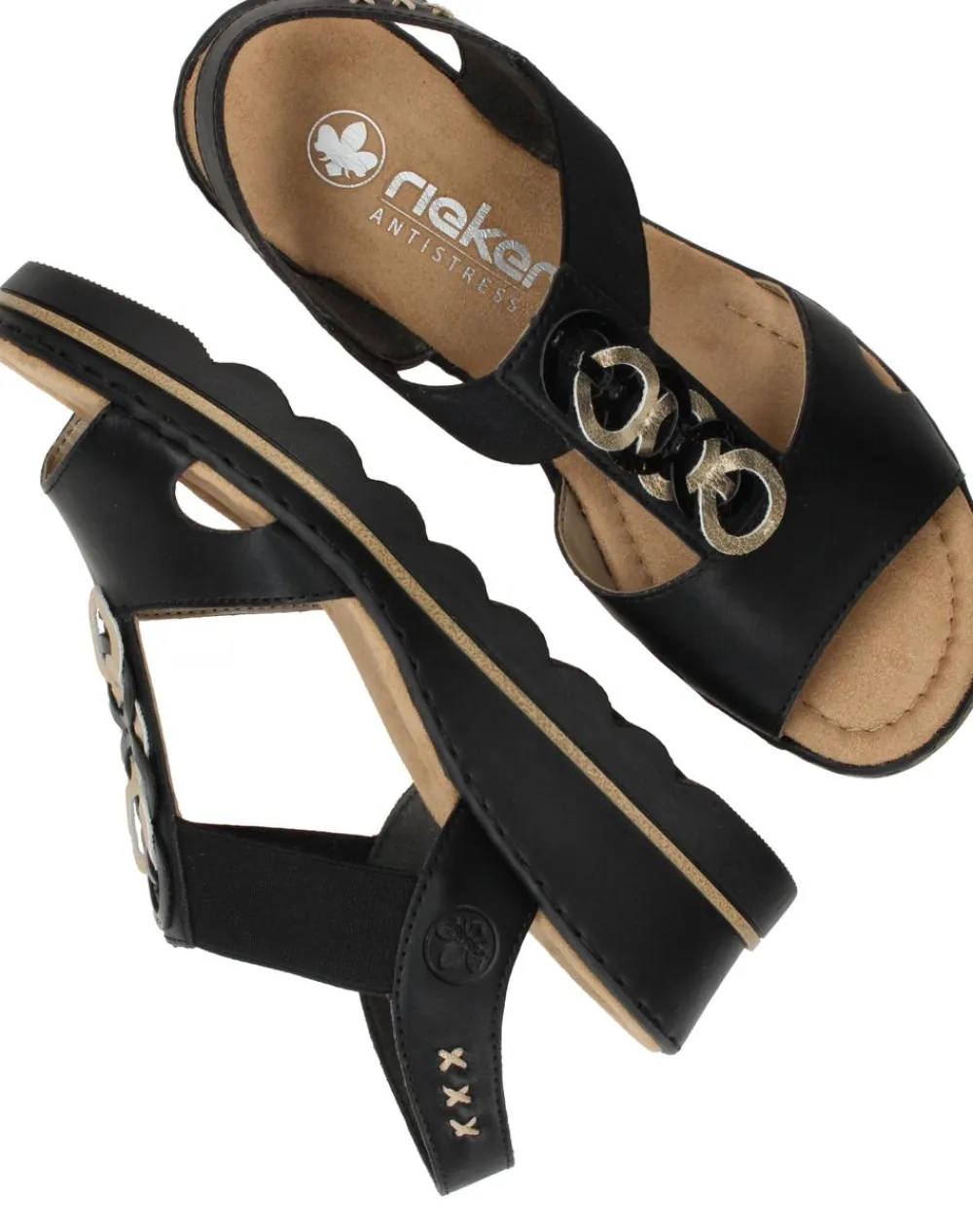 DAMES Rieker Sandalen Dames