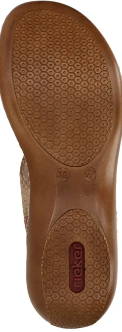 DAMES Rieker Slippers Beige Dames
