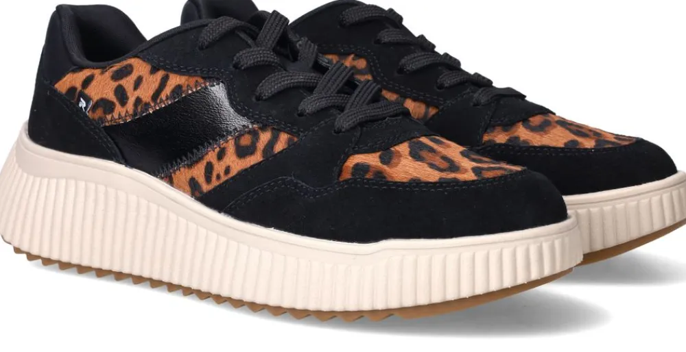 DAMES Rieker Sneakers Zwart Dames