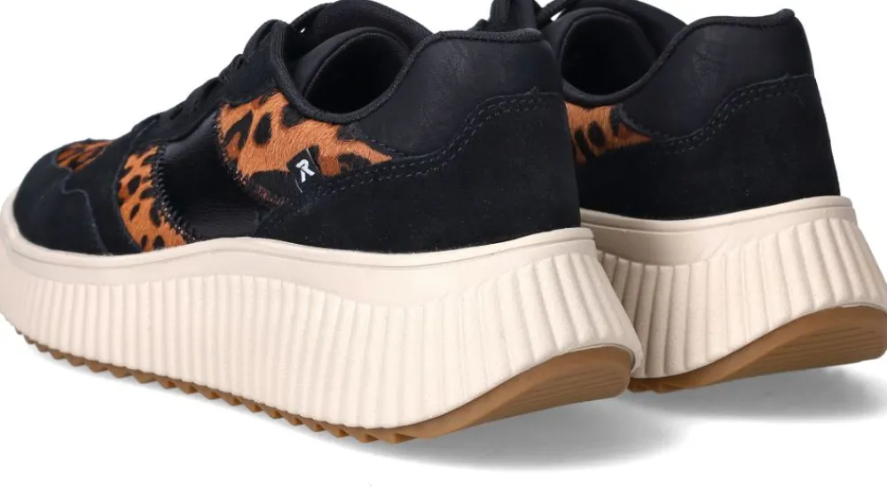 DAMES Rieker Sneakers Zwart Dames