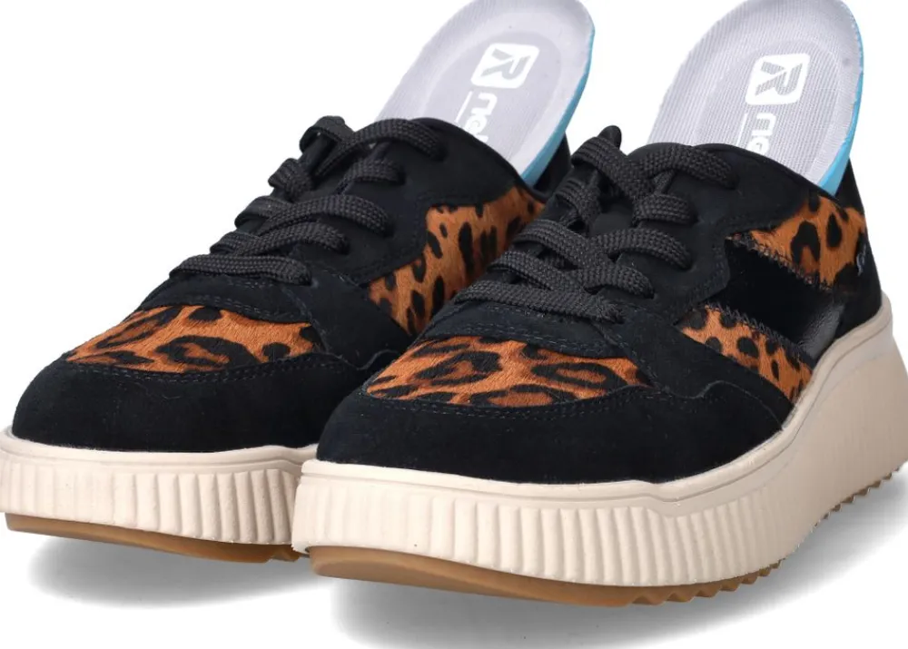 DAMES Rieker Sneakers Zwart Dames