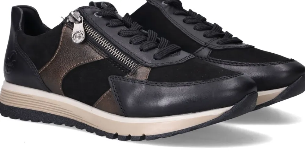 DAMES Rieker Sneakers Zwart Dames
