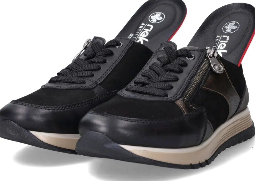 DAMES Rieker Sneakers Zwart Dames