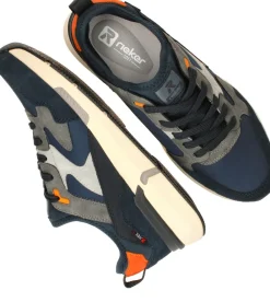Heren Rieker Sport Sneakers Blauw Heren