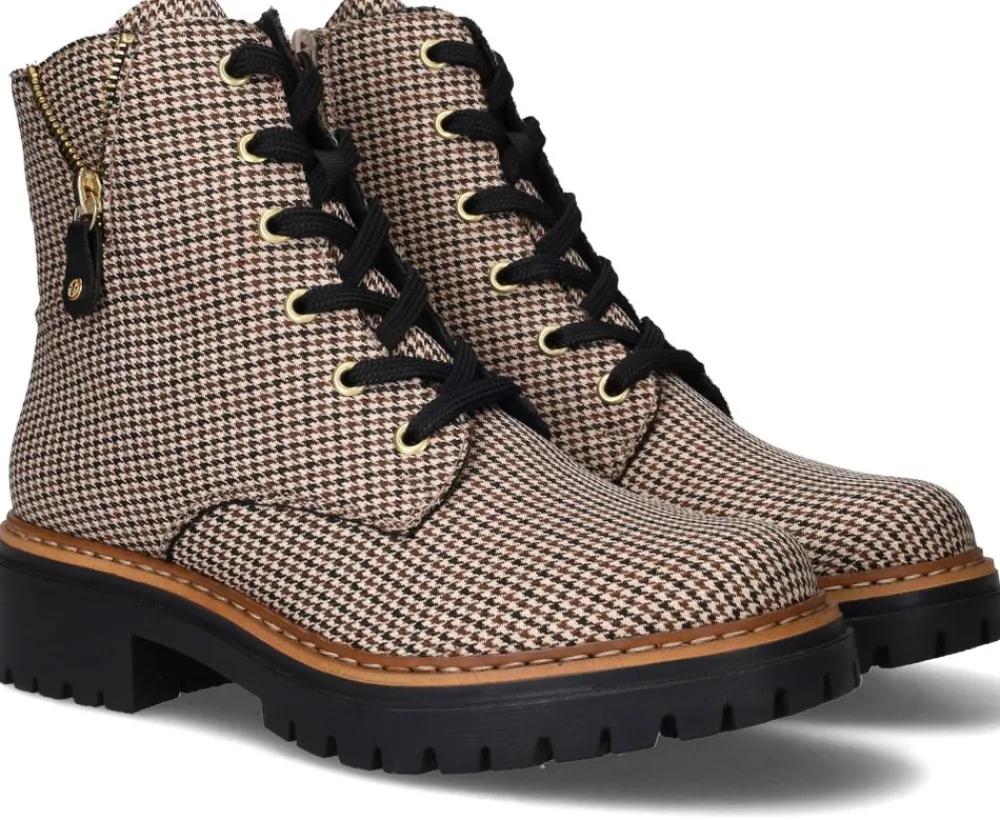 DAMES Rieker Veterboots Beige Dames
