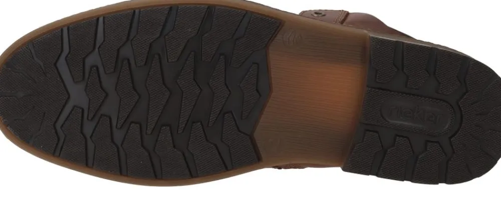 Heren Rieker Veterboots Cognac Heren