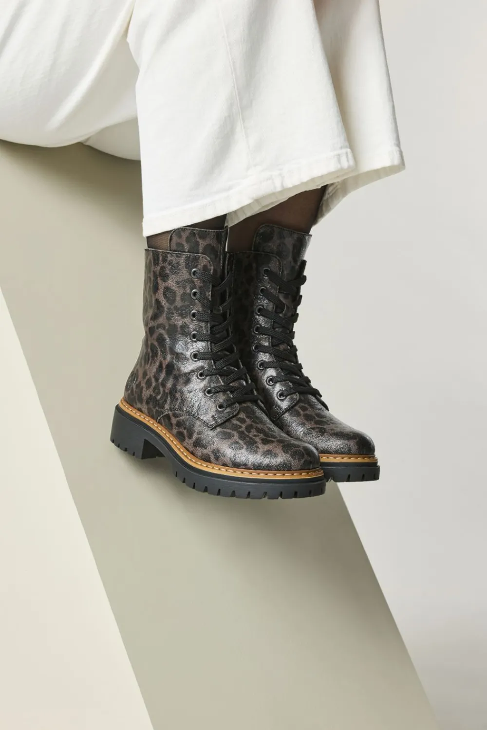 DAMES Rieker Veterboots Dames