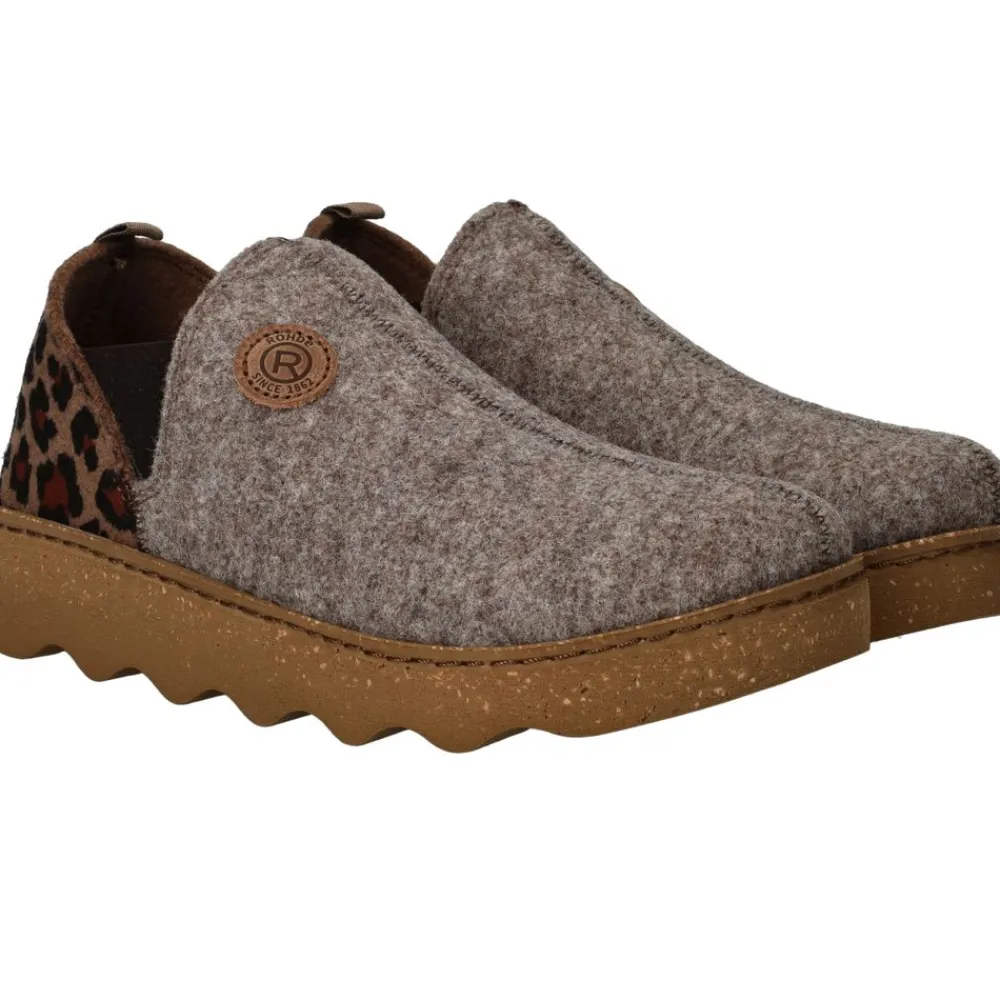 DAMES Rohde Pantoffels Beige Dames