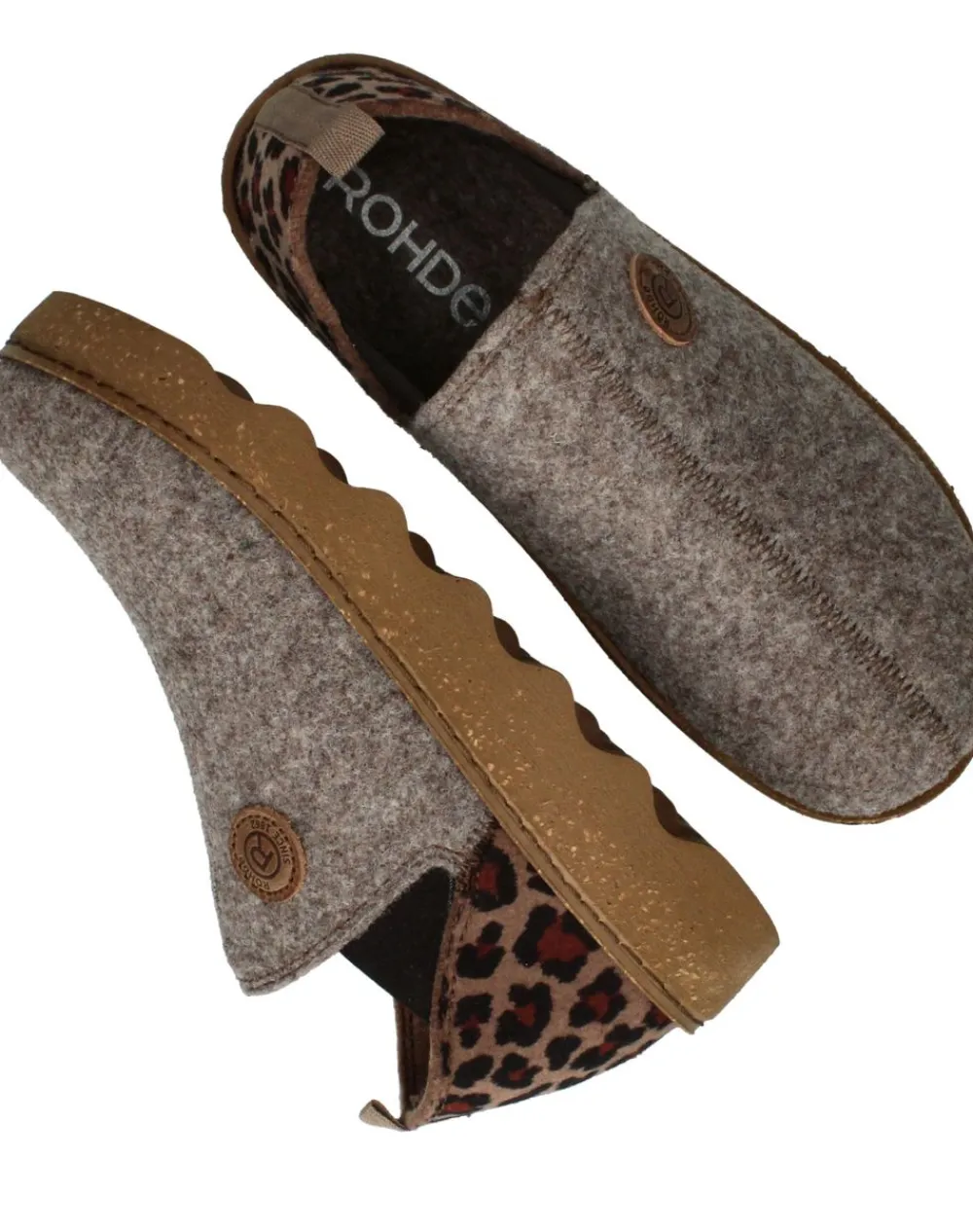 DAMES Rohde Pantoffels Beige Dames