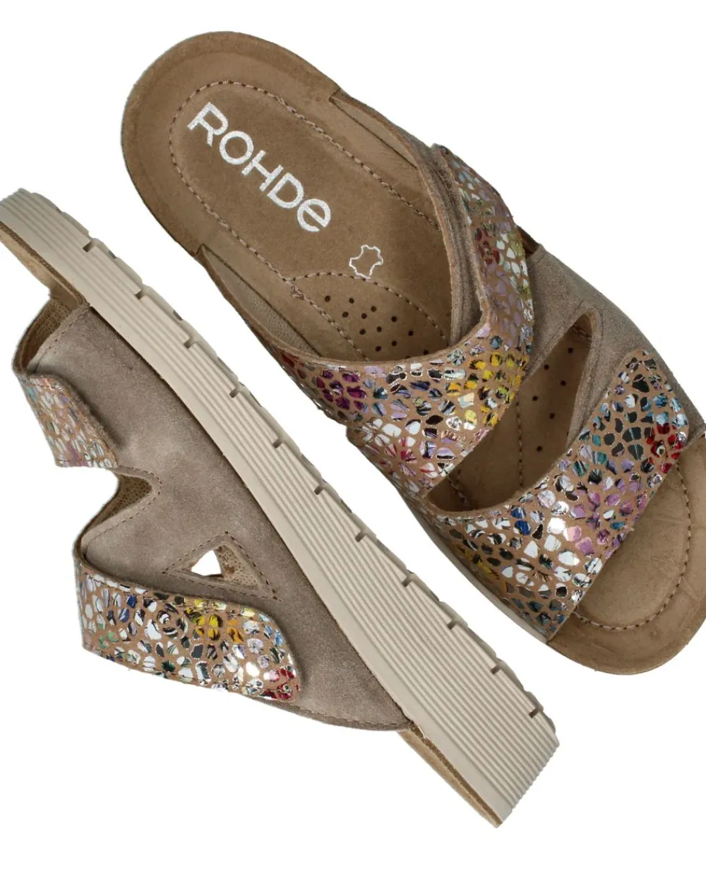 DAMES Rohde Slippers Bruin Dames