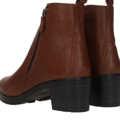 DAMES Sens Enkellaarsjes Cognac Dames