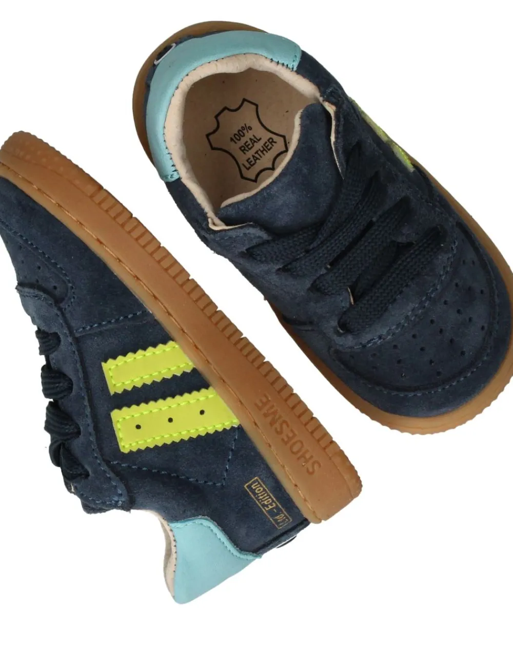 Shoesme Veterschoenen Blauw Jongens