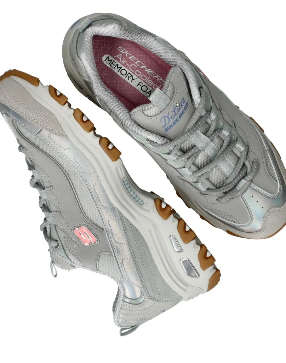 DAMES Skechers D Lites Sneakers Dames