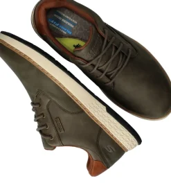 Heren Skechers Garlan Pryor Waterproof Veterschoenen Grijs Heren