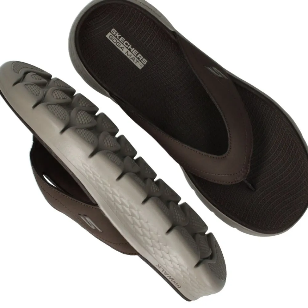 Heren Skechers Go Walk Flex Vallejo Slippers Heren