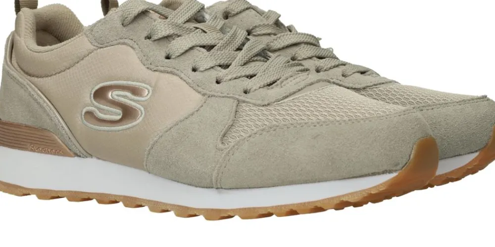 DAMES Skechers Goldn Gurl Sneakers Taupe Dames