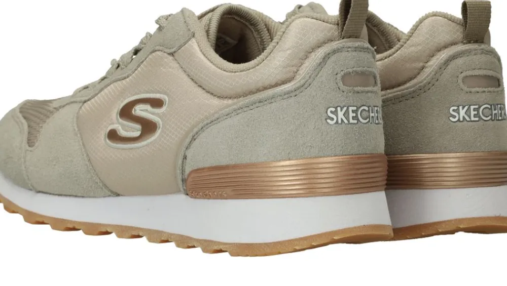 DAMES Skechers Goldn Gurl Sneakers Taupe Dames