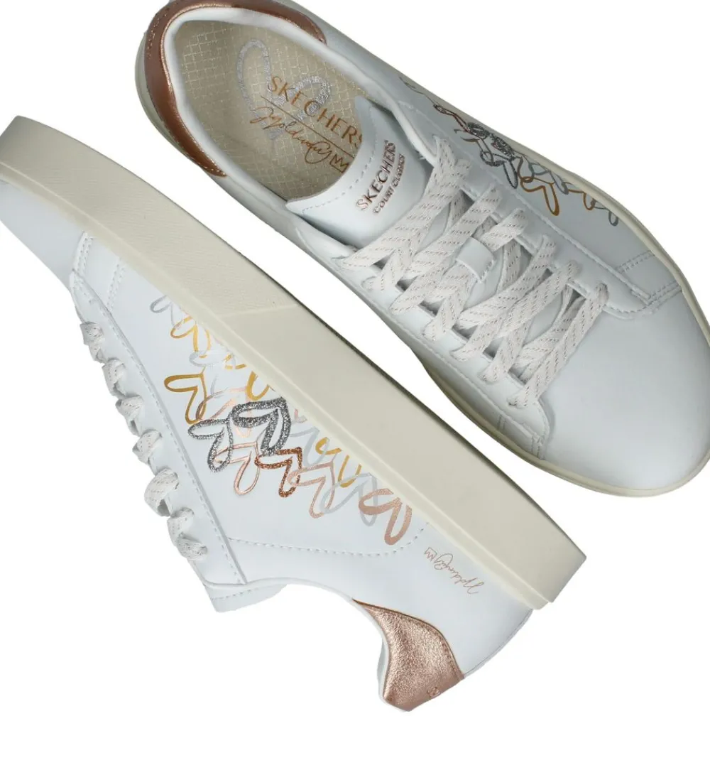 DAMES Skechers JGoldcrown Eden LX Gleaming Hearts Sneakers Dames