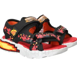 Skechers Mega Splash 4K Sandalen Rood Jongens