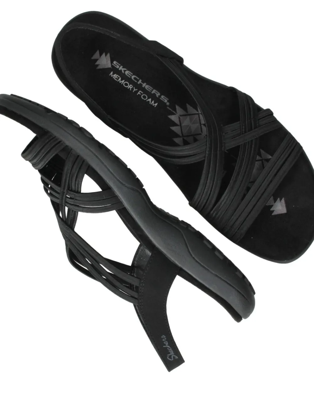 DAMES Skechers Reggae Slim Simply Stretch Sandalen Dames