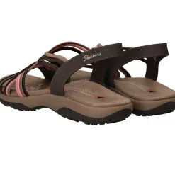 DAMES Skechers Reggae Slim Simply Stretch Sandalen Bruin Dames