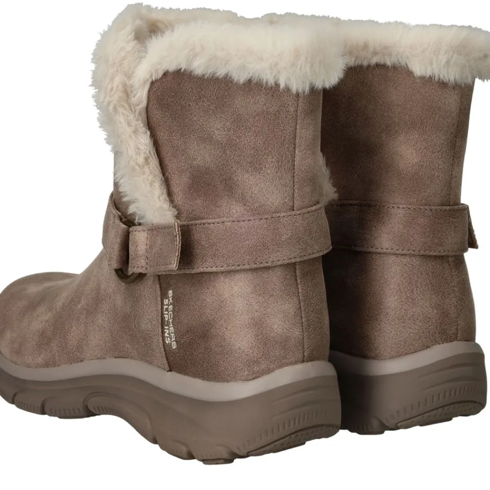 DAMES Skechers Slip-Ins Relaxed Fit Vegan Boots Beige Dames