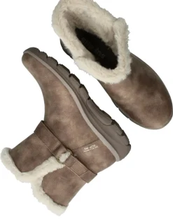 DAMES Skechers Slip-Ins Relaxed Fit Vegan Boots Beige Dames