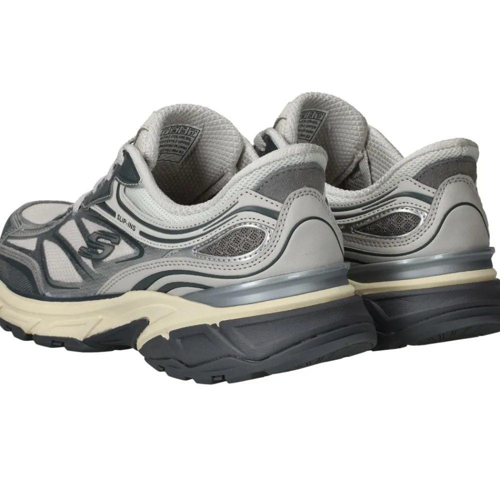 DAMES Skechers Stamina Sport Slip-Ins Sneakers Zilver Dames