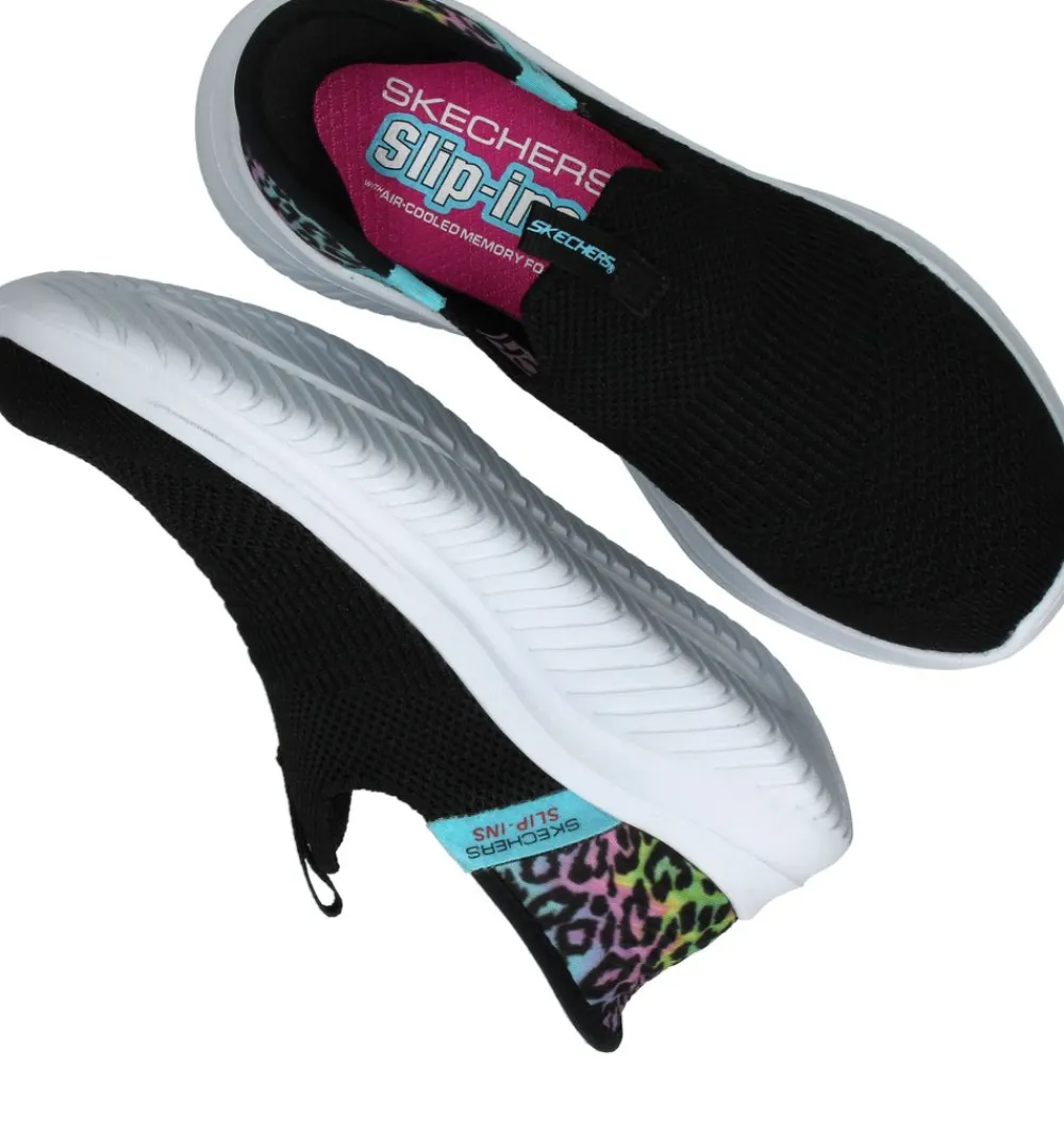 Skechers Ultra Flex 3.0 Colory Wild Slip-Ins Sneakers Meisjes