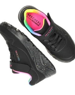 Skechers Uno Lite Rainbow Specks Sneakers Meisjes