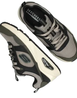 Skechers Uno Retro Groove Sneakers Grijs Jongens
