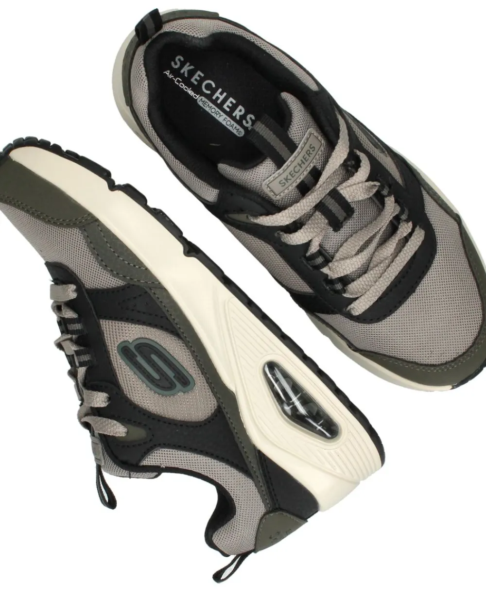 Skechers Uno Retro Groove Sneakers Grijs Jongens