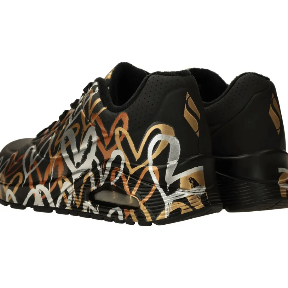 DAMES Skechers X JGoldcrown Uno Metallic Sneakers Dames