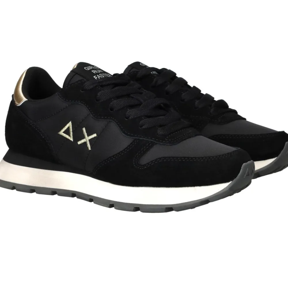 DAMES SUN68 Ally Gold Silver Sneakers Dames