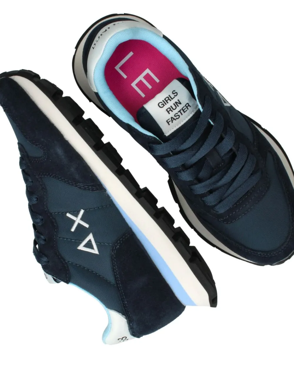 DAMES SUN68 Ally Solid Nylon Sneakers Dames