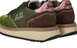 DAMES SUN68 Big Ally Solid Sneakers Groen Dames