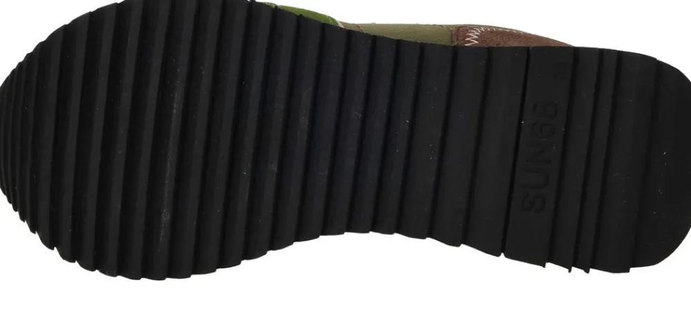 DAMES SUN68 Big Ally Solid Sneakers Groen Dames