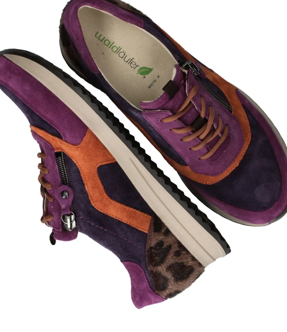 DAMES Waldlaufer Vicky Sneakers Paars Dames