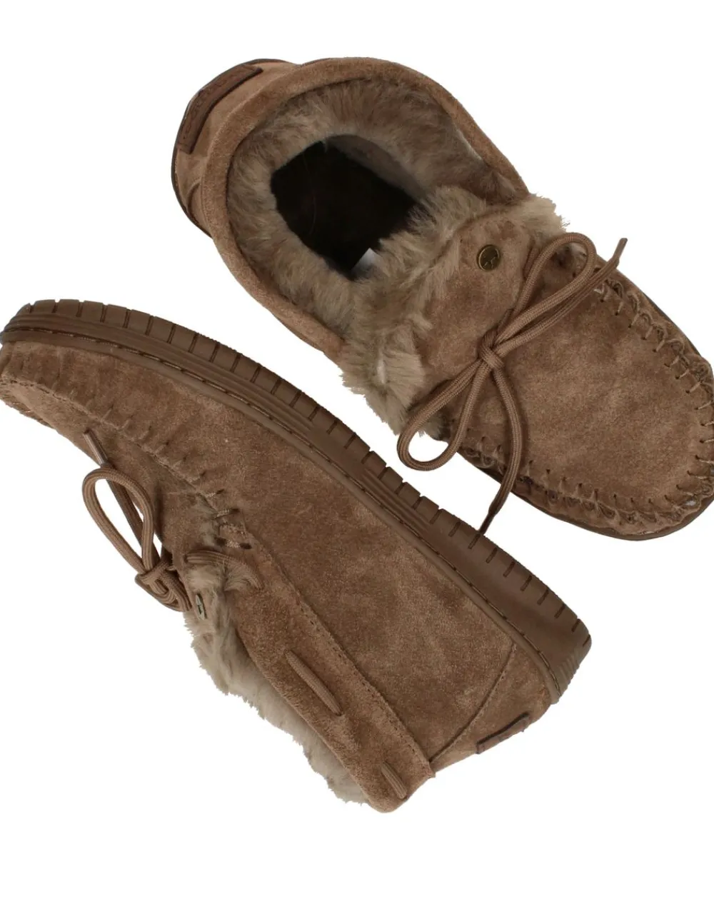 DAMES Warmbat Bunya Pantoffels Bruin Dames